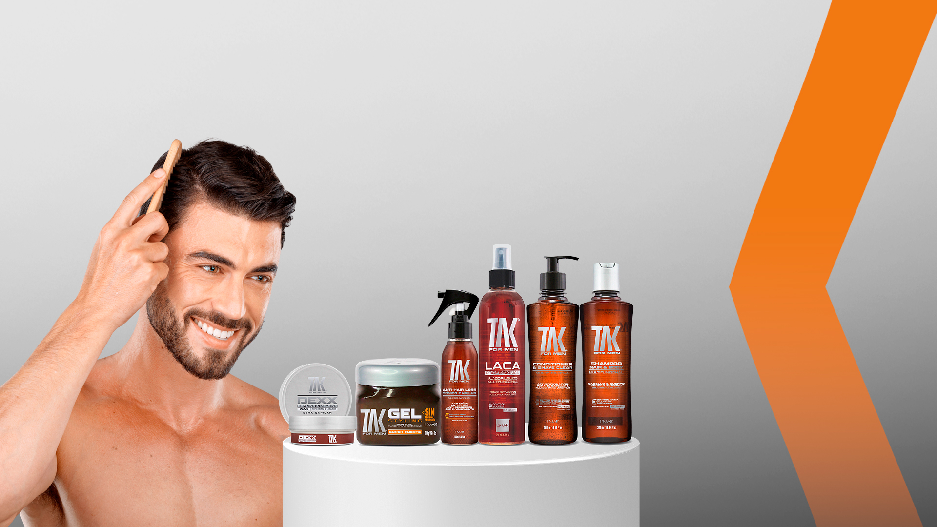 Modelo y Productos Tac For Men