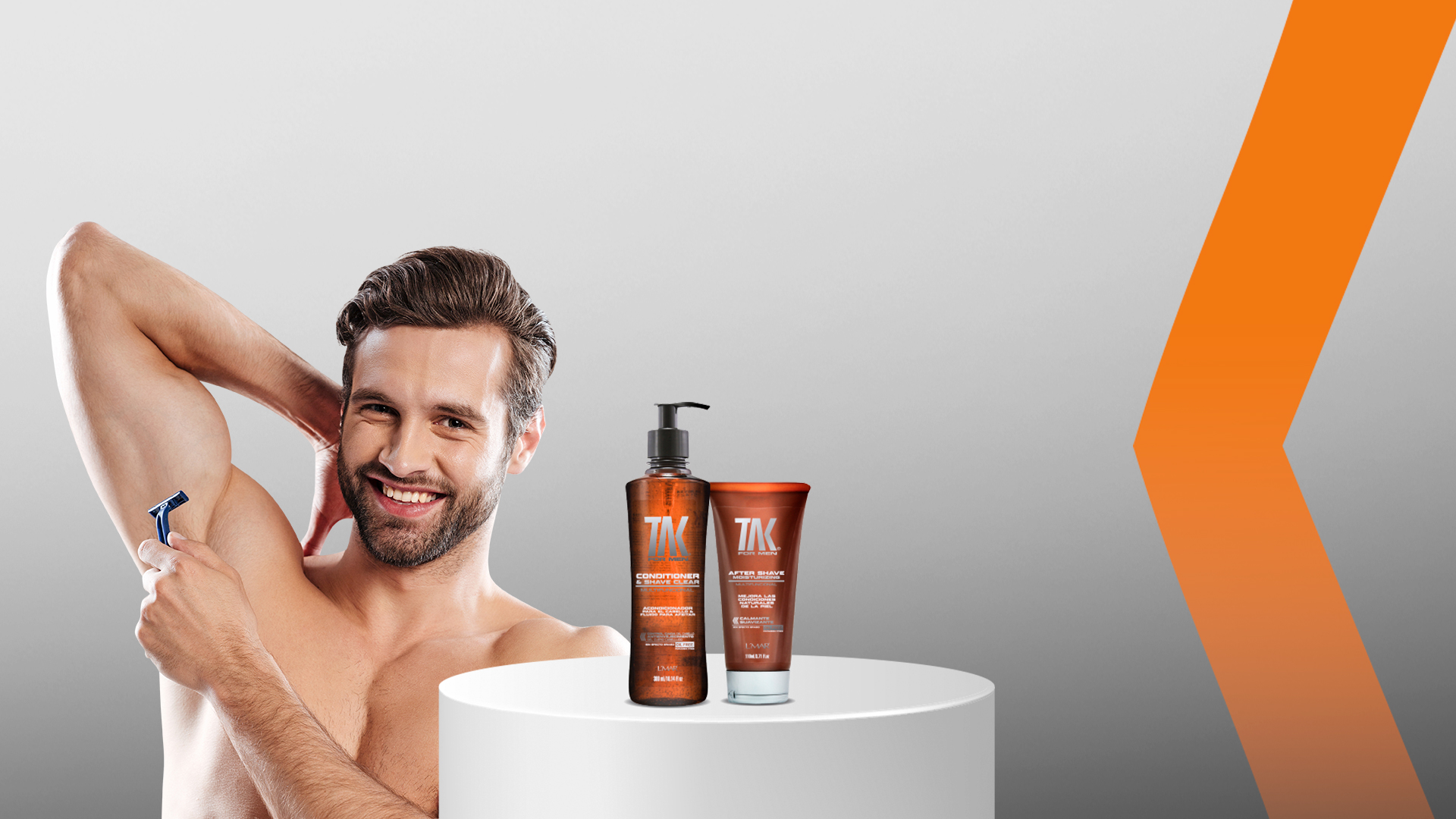 Modelo y Productos Tac For Men